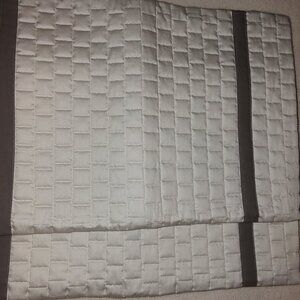 DEA 100% EGYPTIAN QUILTED COTTON BOUDOIR SHAMS IVORY COLOR #15 13x20 ITALY